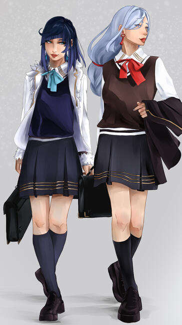 Genshin Impact School AU PT. 2